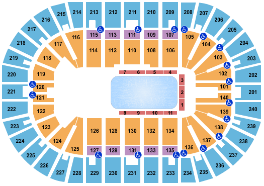 Heritage Bank Center Disney On Ice Seating Chart
